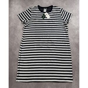 NWT Lauren Ralph Lauren Women's Sz XL Sequin Stripe Shirt Dress Navy Classic